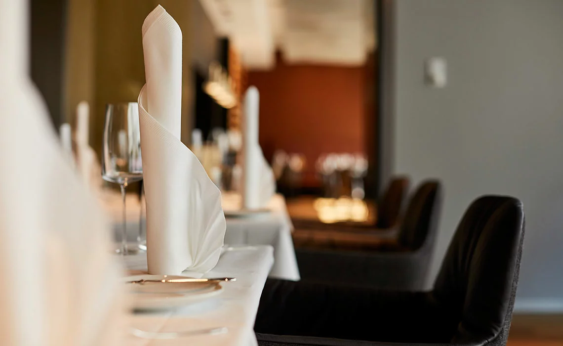 laid tables - Maximilian Lorenz Restaurant Cologne